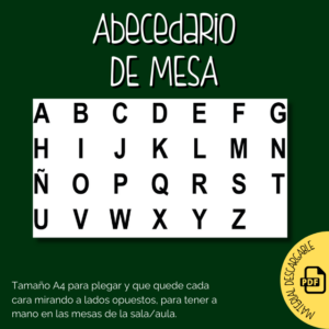 Abecedario de Mesa - PDF