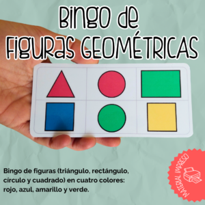 Bingo de Figuras Geométricas - IMPRESO