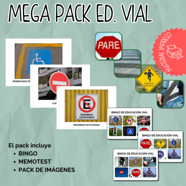 Educación Vial IMPRESO - MEGA PACK