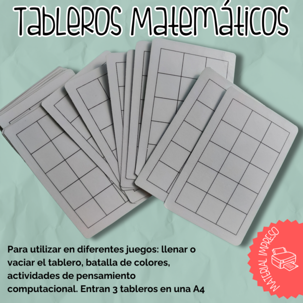 Tableros Matemáticos - IMPRESOS