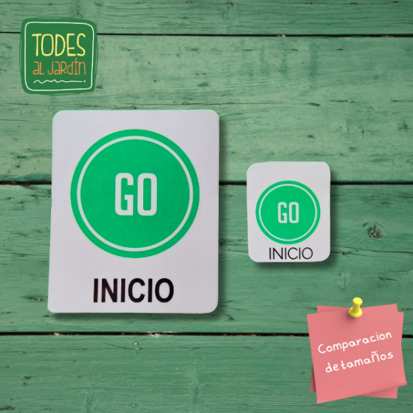 Tarjetas de comandos chicas IMPRESAS - Imagen 2